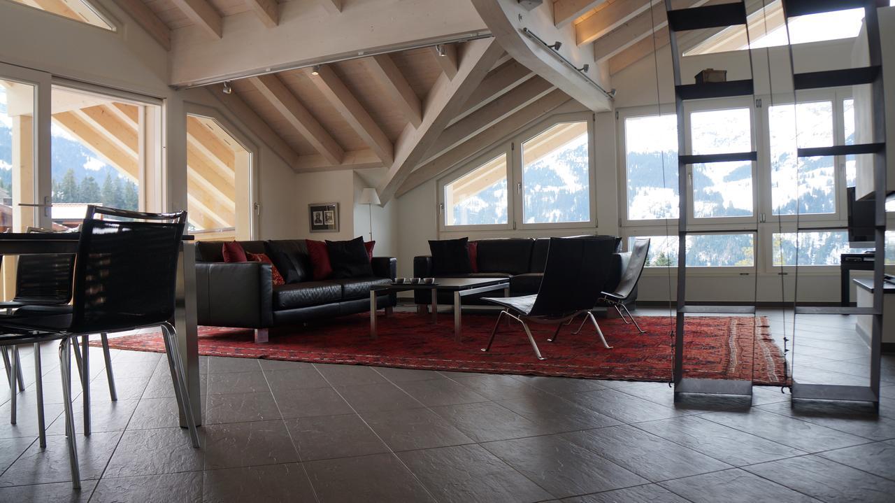 Chalet Brunner Penthouse Wengen Zewnętrze zdjęcie