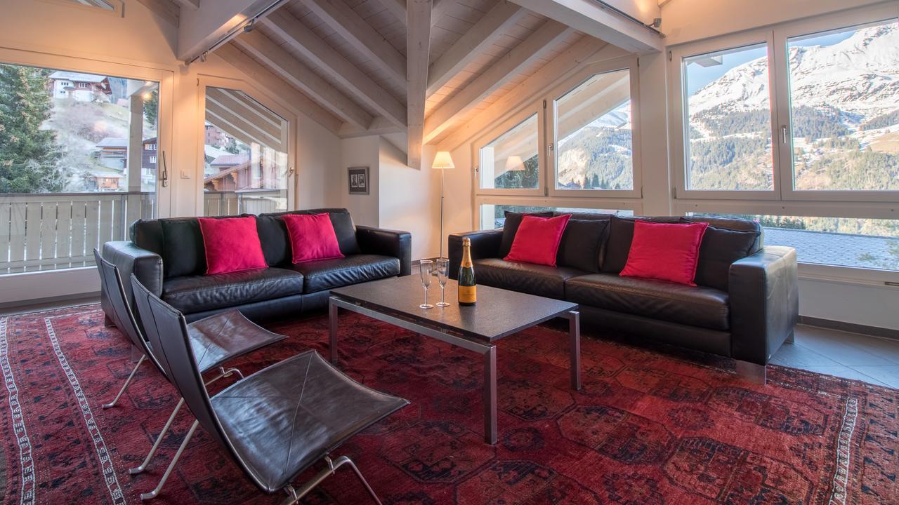 Chalet Brunner Penthouse Wengen Zewnętrze zdjęcie