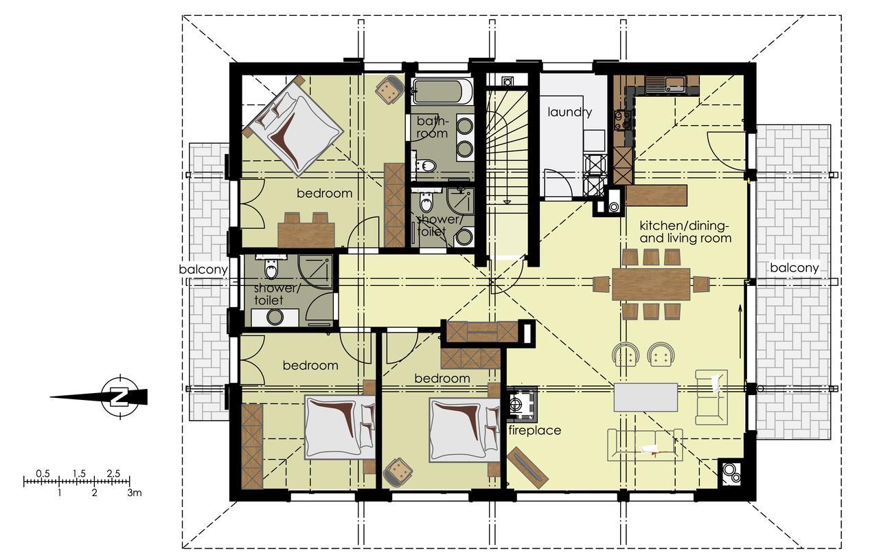 Chalet Brunner Penthouse Wengen Zewnętrze zdjęcie